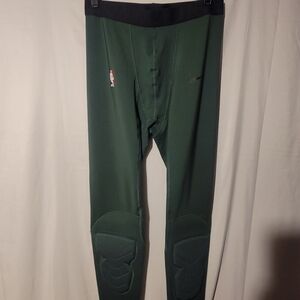 Nike NBA Pro Hyperstrong Padded Tights Pants 3/4 Green Player Issued XL-T